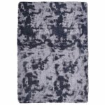 Vidaxl tapis shaggy � poils longs navarra gris fonc� 120x170 cm