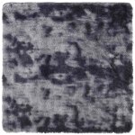 Vidaxl tapis shaggy � poils longs navarra gris fonc� 160x160 cm