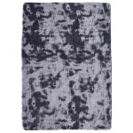 Vidaxl tapis shaggy  poils longs navarra gris fonc 160x230 cm