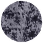 Vidaxl tapis shaggy  poils longs navarra gris fonc 200x200 cm