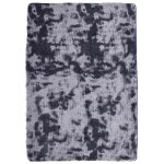 Vidaxl tapis shaggy � poils longs navarra gris fonc� 240x340 cm