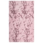 Vidaxl tapis shaggy � poils longs navarra rose poudr� 80x150 cm