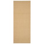 Vidaxl tapis sisal naturel 100x250 cm