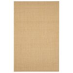 Vidaxl tapis sisal naturel 66x100 cm