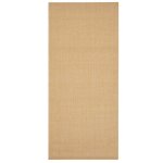 Vidaxl tapis sisal naturel 66x150 cm