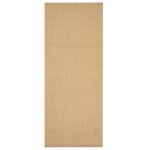Vidaxl tapis sisal naturel 80x200 cm