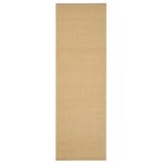 Vidaxl tapis sisal naturel 80x250 cm