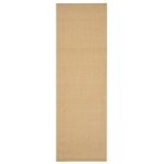 Vidaxl tapis sisal naturel 80x250 cm