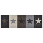 Vidaxl tapis de sol de cuisine lavable �toile 45x150 cm