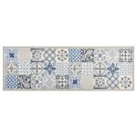 Vidaxl tapis de sol de cuisine lavable mosa�que 45x150 cm