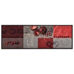 Vidaxl tapis de sol de cuisine lavable tomate 60x180 cm