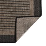 Vidaxl tapis � tissage plat d'ext�rieur 160x230 cm marron fonc�