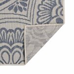 Vidaxl tapis � tissage plat d'ext�rieur 160x230 cm motif bleu