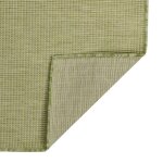Vidaxl tapis  tissage plat d'extrieur 200x280 cm vert