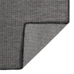 Vidaxl tapis  tissage plat d'extrieur 80x250 cm gris