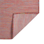 Vidaxl tapis � tissage plat d'ext�rieur 80x250 cm rouge