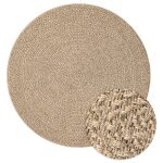 Vidaxl tapis zizur � 200 cm aspect de jute int�rieur et ext�rieur
