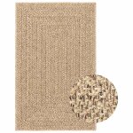 Vidaxl tapis zizur 240x340 cm aspect de jute int�rieur et ext�rieur