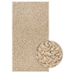 Vidaxl tapis zizur 60x110 cm aspect de jute int�rieur et ext�rieur