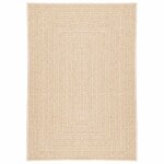 Vidaxl tapis zizur beige 120x170 cm aspect de jute int�rieur ext�rieur