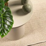 Vidaxl tapis zizur beige 160x230 cm aspect de jute int�rieur ext�rieur