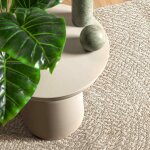 Vidaxl tapis zizur cr�me 200x290 cm aspect de jute int�rieur ext�rieur