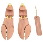 Vidaxl tendeur de chaussures avec chausse - pied eu 36 - 37 bois de c�dre