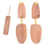 Vidaxl tendeur de chaussures avec chausse - pied eu 44 - 45 bois de cdre