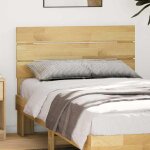 Vidaxl t�te de lit 100 cm en bois massif de ch�ne