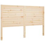 Vidaxl t�te de lit 126x4x100 cm bois massif de pin