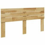 Vidaxl t�te de lit 140 cm en bois massif de ch�ne