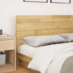 Vidaxl t�te de lit 140 cm en bois massif de ch�ne