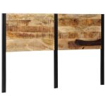 Vidaxl tête de lit 160 cm bois massif manguier et fer Vidaxl tête de lit 160 cm bois massif manguier et fer