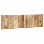 Vidaxl t�te de lit 180 cm bois de manguier brut massif