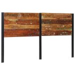 Vidaxl tête de lit 180 cm bois massif récupéré et fer Vidaxl tête de lit 180 cm bois massif récupéré et fer