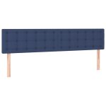 Vidaxl ttes de lit 2 pcs bleu 90x5x78 / 88 cm tissu