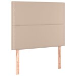 Vidaxl ttes de lit 2 pcs cappuccino 100x5x78 / 88 cm similicuir