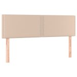 Vidaxl ttes de lit 2 pcs cappuccino 72x5x78 / 88 cm similicuir