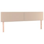 Vidaxl ttes de lit 2 pcs cappuccino 90x5x78 / 88 cm similicuir