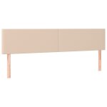Vidaxl t�tes de lit cappuccino 180x5x78 / 88 cm similicuir