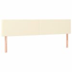 Vidaxl têtes de lit 2 pcs crème 100x5x78 / 88 cm similicuir Vidaxl têtes de lit 2 pcs crème 100x5x78 / 88 cm similicuir
