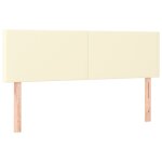 Vidaxl t�tes de lit cr�me 144x5x78 / 88 cm similicuir