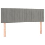 Vidaxl têtes de lit 2 pcs gris clair 72x5x78 / 88 cm velours Vidaxl têtes de lit 2 pcs gris clair 72x5x78 / 88 cm velours