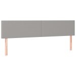 Vidaxl têtes de lit 2 pcs gris clair 80x5x78 / 88 cm tissu Vidaxl têtes de lit 2 pcs gris clair 80x5x78 / 88 cm tissu