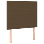 Vidaxl t�te de lit marron fonc� 80x5x118 / 128 cm tissu