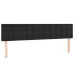 Vidaxl têtes de lit 2 pcs noir 80x5x78 / 88 cm velours Vidaxl têtes de lit 2 pcs noir 80x5x78 / 88 cm velours