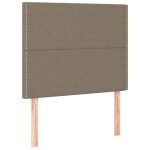 Vidaxl t�te de lit taupe 100x5x118 / 128 cm tissu