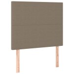 Vidaxl t�te de lit taupe 80x5x118 / 128 cm tissu