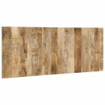 Vidaxl t�te de lit 200 cm bois de manguier brut massif