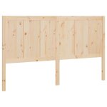 Vidaxl t�te de lit 205, 5x4x100 cm bois massif de pin